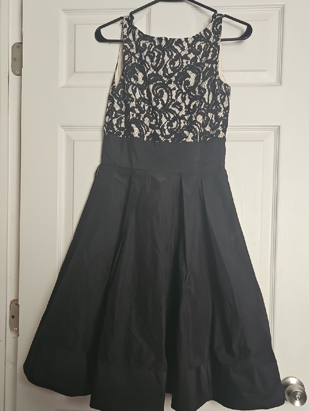 Ralph Lauren Cream and Black Dress